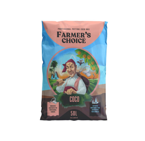 Sustrato coco 120 l farmer's choice - Imagen 2
