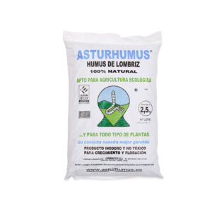 Humus de lombriz 5 l (2,5 kg) asturhumus