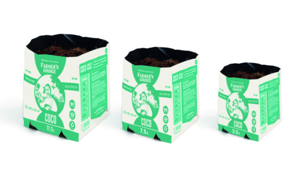 Bolsa opentop coco 15x15x15 cm - 3,5 l farmer´s choice