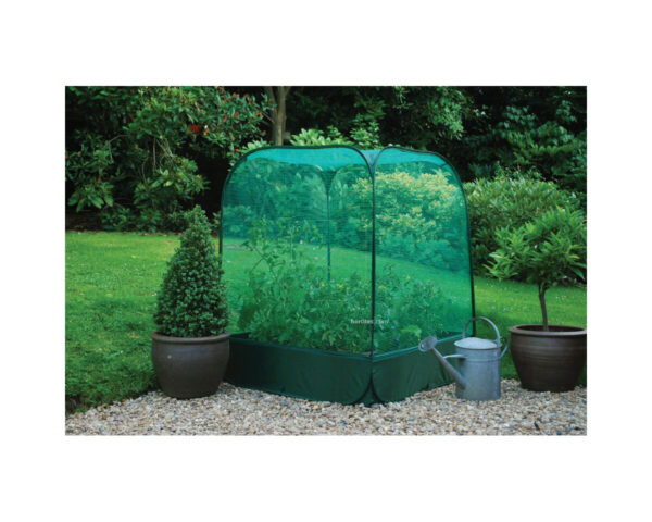 Pop up malla para grow bed
