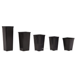 Maceta cuadrada (16 x 9 cm) (57 u) (0.85 l) vdl