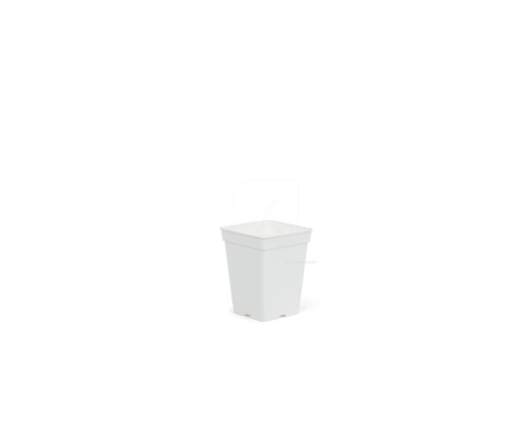 Maceta cuadrada blanca (15 x 15 x 20 cm) (35 u) (3 l) - Imagen 2