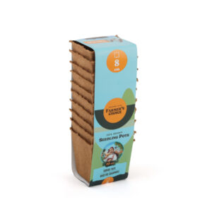 Seedling pot cuadrada 8 x 8 cm (10 u) farmer's choice