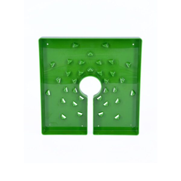 Tapa de maceta cuadrada verde 15 cm - Imagen 3