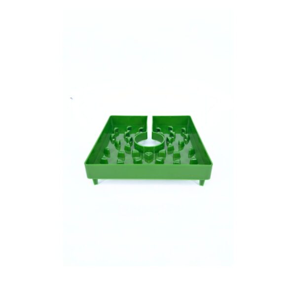 Tapa de maceta cuadrada verde 15 cm - Imagen 2