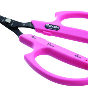 Tijeras angulada rosa saboten