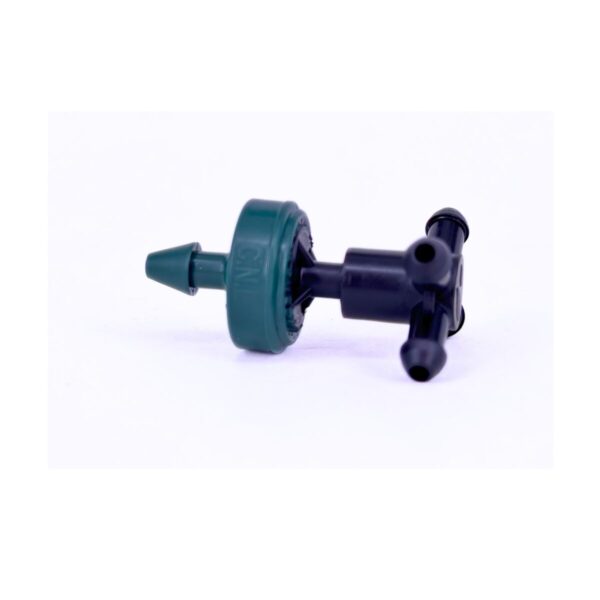 Gotero 8 l/h con distribuidor de cuatro salida