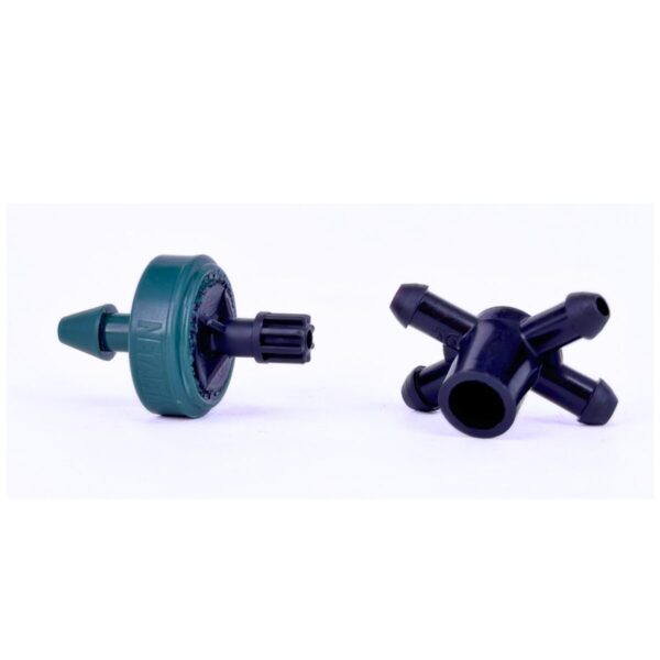 Gotero 8 l/h con distribuidor de cuatro salida - Imagen 2