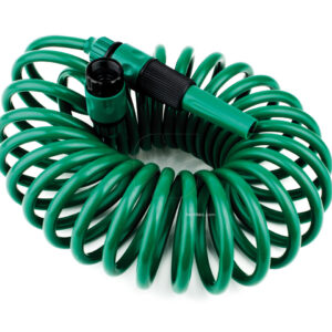 Manguera espiral flexible 7.5 m  lanza riego extensible