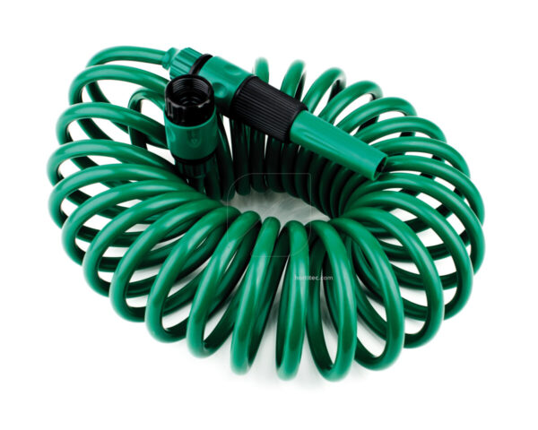 Manguera espiral flexible 7.5 m  lanza riego extensible