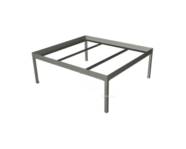 Soporte para mesa negra (0,6 x 0,6 m)