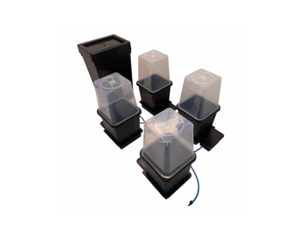 Sistema 4 pot pro incl.4 cubiertas transp autopot