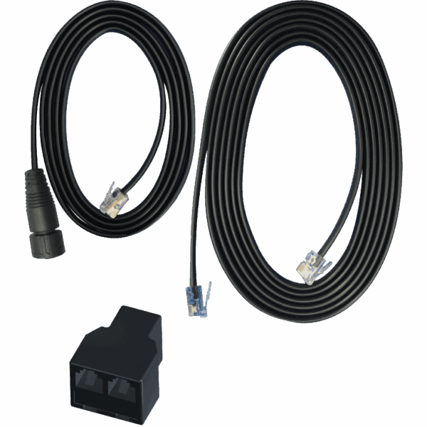 Cable interconexion resistente al agua rj12 a m16 (ecs-5) trolmaster