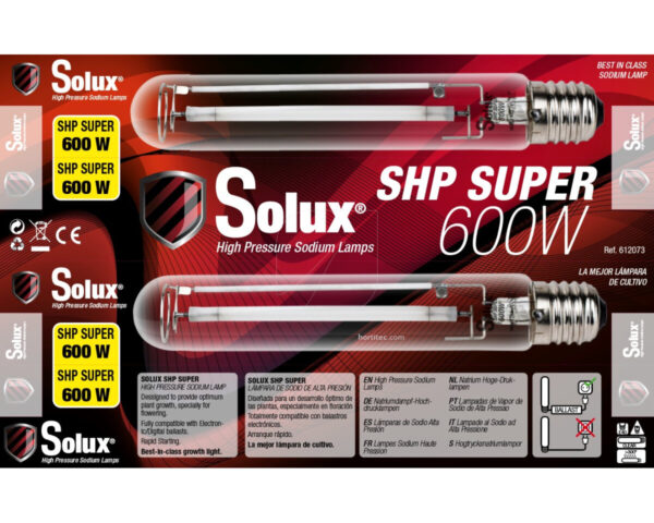 Bombilla 600 w super hps solux - Imagen 6