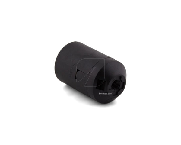 Portalamparas negro e-27