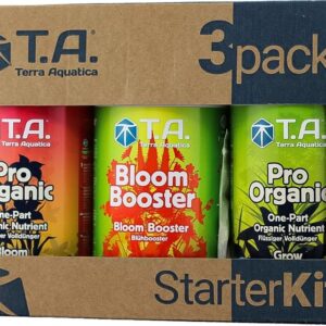 3 pack  pro organic bloom booster terra aquatica
