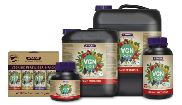 Fertilizante veganic 5-2-2 500ml atami