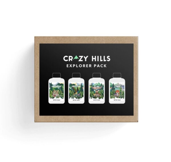 Explorer pack 4x500 ml crazy hills