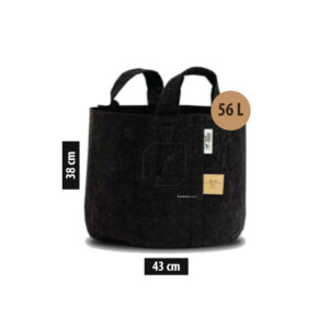 Root pouch 43 x 38 cm 56 l 15 gal con asas