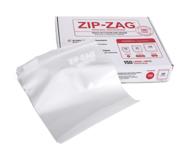 Bolsa l 10 u (1/4 kg) zip-zag - Imagen 2