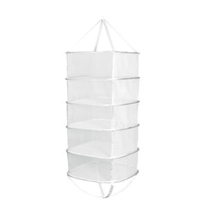 Secador malla cuadrado pequeño 45 cm 5 niveles