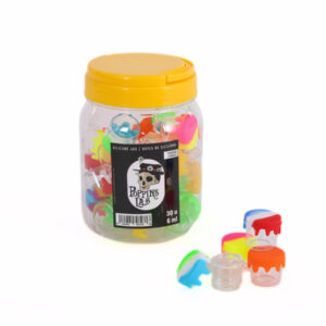 Botes cristal silicona 6 ml (display 30 u) poppins lab