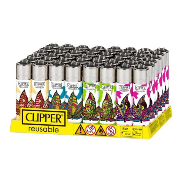 Mechero tripty leaves (48 uds)  cp11 clipper