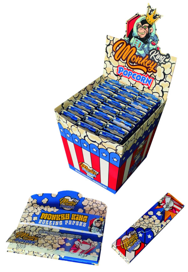 Papel sabor pop corn ks monkey king