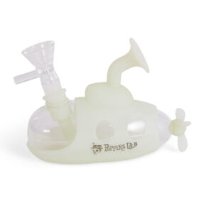 Bong silicona submarino  12,5cm (glow)  poppins lab