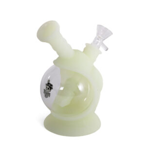 Bong silicona  astronave 16,5cm (glow)  poppins lab