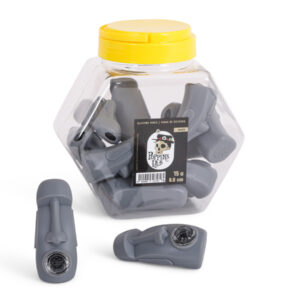 Pipas silicona moais 8,8cm (display 15 un) poppins lab