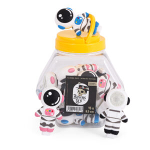 Pipas astronauta silicona 8,5cm (display 15 un) poppins lab