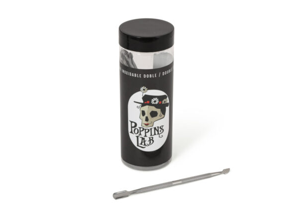 Dabber acero inoxidable doble 13cm (display 10 u) poppins lab