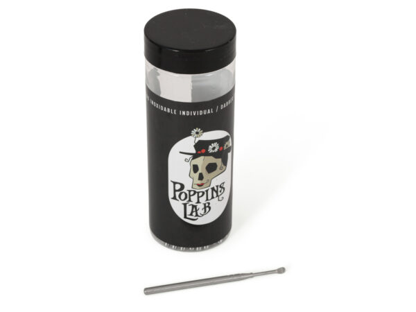 Dabber acero inoxidable doble 13cm (display 10 u) poppins lab - Imagen 4