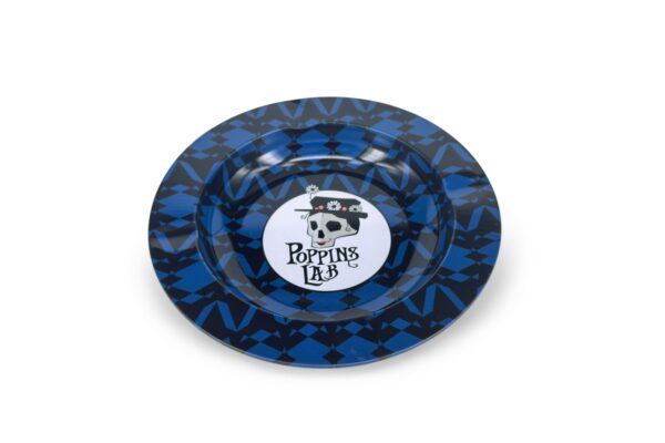 Cenicero de metal redondo rayas 138mm poppins lab - Imagen 4