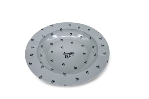 Cenicero de metal redondo rayas 138mm poppins lab - Imagen 6