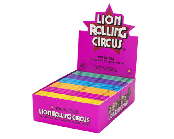 Papel transparente king size (25u) lion rolling circus - Imagen 2