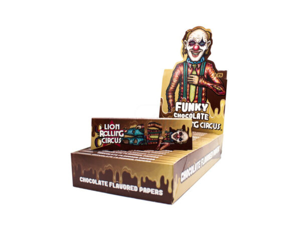 Papel flavours 1.25 chocolate (25 u) lion rolling circus - Imagen 9
