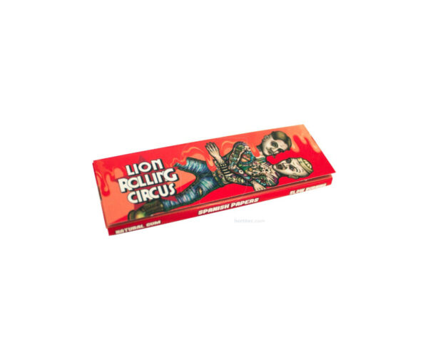 Papel flavours 1.25 chocolate (25 u) lion rolling circus - Imagen 3