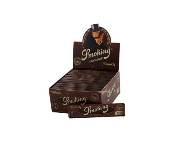 Papel brown 1 1/4 (25 libritos) smoking