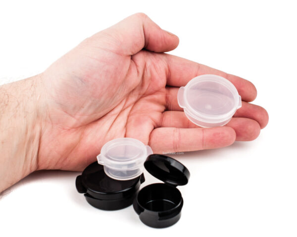 Bote 5 ml pe natural (1,5 x 2,5 cm)