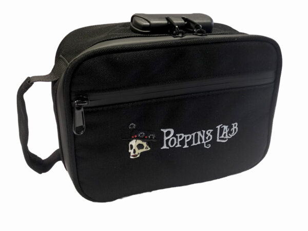 Neceser anti-olor loc 22.5x16x8,5cm poppins lab (negro)