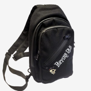 Mochila & cross bag  anti-olor lock 18x32x7cm poppins lab (negra)