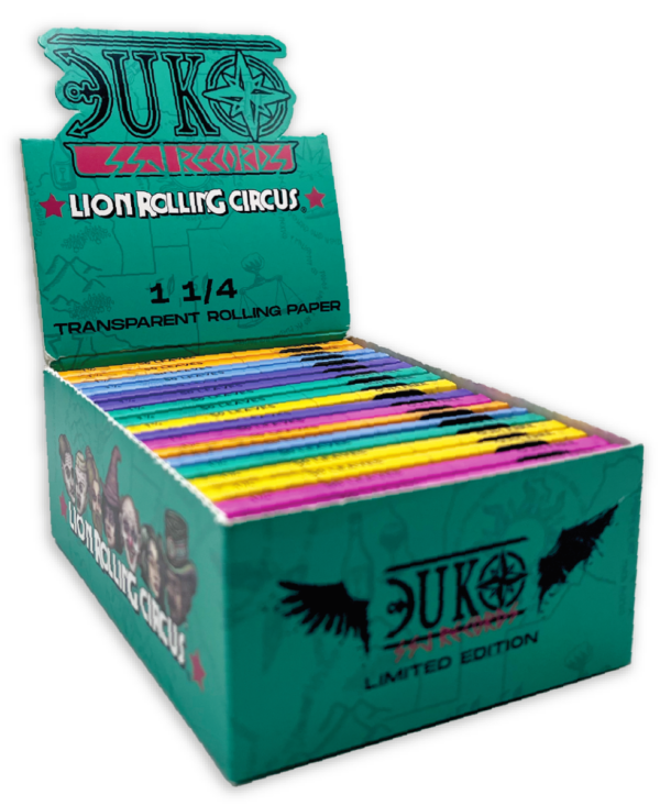 Duki brown lion rolling circus transparent 1,1/4